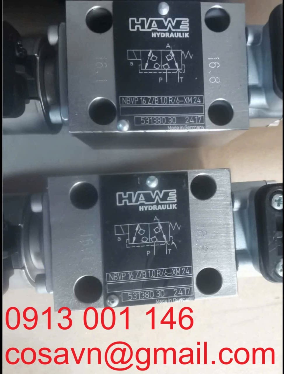 Van điều hướng HAWE NBVP 16 Z/B 1.0 R/6-XM 24 NBVP 16 Z/B 1.0 R/6-XM 24